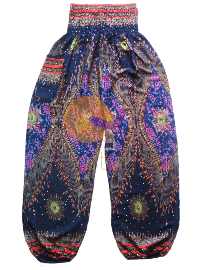 Pantalon de yoga ultra confortable au motif paisley lavende