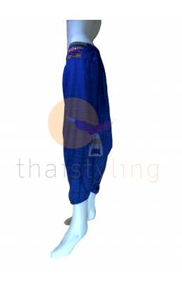 Blue aladdin style yoga pants