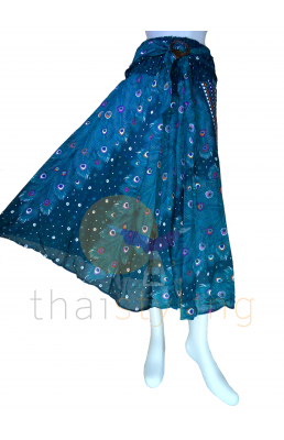 Turquoise Paisley behemian skirt