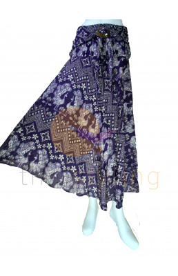 Purple behemian skirt