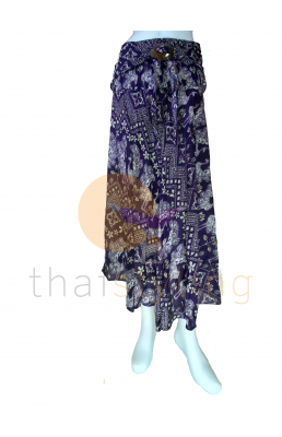 Purple behemian skirt