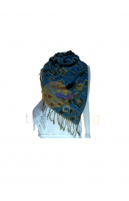 Blue Black scarf
